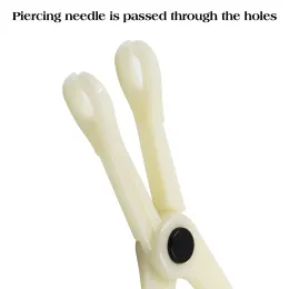 Kapaklar 25 PCS Tek Kullanımlık Yuvarlak Vücut Pierps Forseps Kelepçesi Dövme Aksesuarları için Tedarik Piercing Aracı