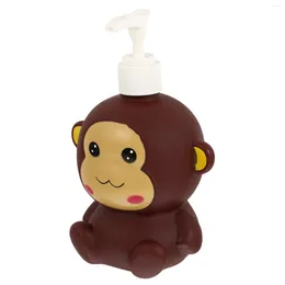 Liquid Soap Dispenser Shampoo Lotion Bottle Cartoon Monkey Shaped Press flaskor Tomma containrar för hemmet