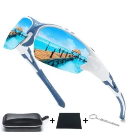 Sunglasses Men Polarized Sunglasses Hiking Fishing Sports Sun Glasses for Men Women Brand Designer Glasses Goggles Eyewear with Case