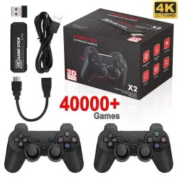 CONSOLE GD10 Console per videogiochi retrò 4K HD Output Game Stick Emuelec 4.3 Sistema 2.4G Controller wireless 3D PSP/PS1 40SIMILATORI GIOCHI