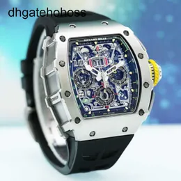 Richardmills Watches Mechanical Watch Miller Mens 1103 Automatic Hollow Out Clock Swiss World RM1103 Titanium Metal Com