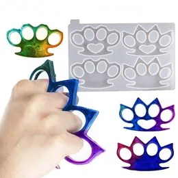 Tiger Diy Kristal Parmak Damlalı Halka Kapak Ayna Yüz Savunma Magic Stick Keychain Silikon Kalıp 989944