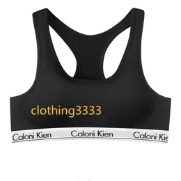 Niche designer sports vest Caloni CK Women's Underwear Sports I-tank set Fitness running base Wear bra over