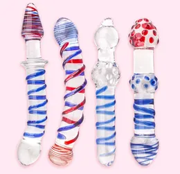 투명한 범프 Pyrex Crystal Glass Dildo Anal Penis 엉덩이 플러그 플러그 성 장난감 여성 남자 게이 자위기 5428874