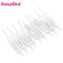 Agulhas 50/100pcs Agulhas de tatuagem esterilizadas descartáveis Agulha sem corte/R1/R2/R3/R5/R7/F3/F5/F7 Delineador de sobrancelha Cartucho de lábios Microagulha