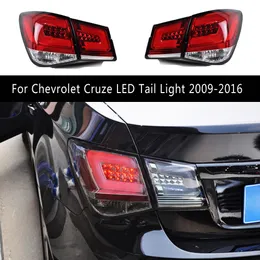 Styling Styling Streamer Turn Lampa tylna lampa dla Chevrolet Cruze LED Light Light 09-16 Zespół tylnego hamulca