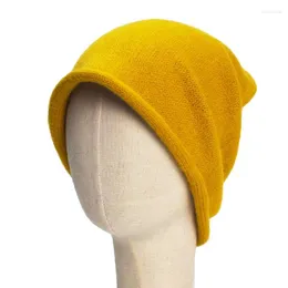 Береты, однотонная шерстяная корейская версия, утепленные шапочки Skullies, осенне-зимняя вязаная шапка унисекс в стиле хип-хоп для взрослых, мужская кепка