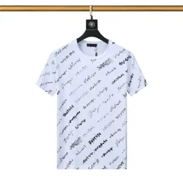 Magliette da uomo di design estivo Magliette a maniche corte in cotone morbido Ricamo Antirughe Moda Abbigliamento casual da uomo Abbigliamento T-shirt