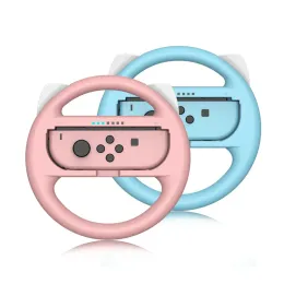 Rodas 2 peças para nintendo switch jogo de corrida volante ns alças esquerda e direita para interruptor de volante acessórios