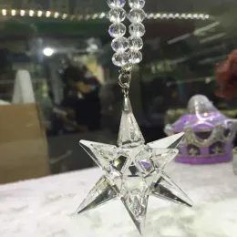 Necklaces Car pendant snowflake crystal meteor hammer fashion Crystal From Swarovskis highend snowflake creative products