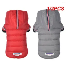 Abbigliamento per cani 1/2 pezzi vestiti caldi costume da cucciolo invernale cappotto per animali domestici in cotone animali domestici abbigliamento per cani di taglia piccola e media