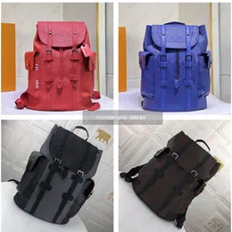 Christopher Backpack Mens Designer Book Bags Wallet Eclipse Reverse Large Capacity Trend Briefcase Handbags Travel Shoulder Bag Canvas Leather Totes Women Purse
