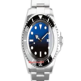 Orologi da polso perfetti in 2 colori NFactory V7 44mm 116660 D-Blue Nero inossidabile Ceramica resistente ai graffi ETA 2836 Movimento Mechanica300e