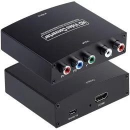 Kablar YPBPR till HDMI Converter -komponent till HDMI RGB till HDMI -omvandlare för DVD PSP Xbox 360 PS2 Nintendo till HDTV Monitor Projector