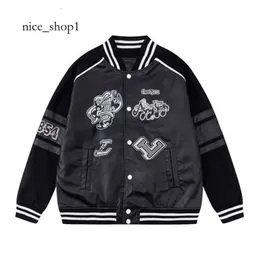 Louisly-Vittonly Designer Jacket Baseball Varsity Jacket Mens Jackets 편지 스티칭 자수 가을과 겨울 느슨한 인과 관계 아웃복 코트 6492