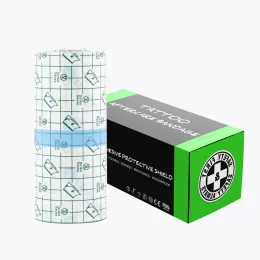 Vapen 15 cm*10 m /roll ez tatuering läkning Bandage Medicinsk kvalitet Lime Barrier Clear Protective Shield för tatueringssåråterhämtning