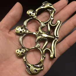 Arts Sheep Skeleton Martial Practice Set, Hand Fist Clasp, Four Tiger Finger Clasp Ring, Ring Equipment 119522