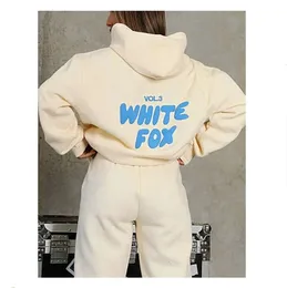 Sweatshirts white fox hoodie womens tracksuit sets jogger set Fox Letter Long Sleeve Hip Hop Clothing for men women White Hoody Hoodies Trucksuit Sweatuck XXXL