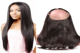 New Arrivals Pre Plucked 360 Lace Frontal Closure with Baby Hair Straight Human Hair Hand Tied Natural Black 1B 1 Piece 822 Inch4138320