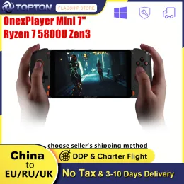Jogadores Original OnexPlayer Mini 7 Polegada Video Switch Game Console Ryzen 7 5800U 16G 512G / 1T / 2T Gamepad PC Laptop Windows 11 Game Player