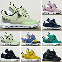 2024 På Running Cloud Sneakers Toddlers Designer Shoes Kids Shoes Boys Girls Trainers Children Authentic Baby Outdoor Sports Shoe 22-35 XX