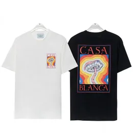 カサブランカ春と夏の秋の新しいファンタジーゲートスターリーキャッスルカーサ半袖カップルTシャツ