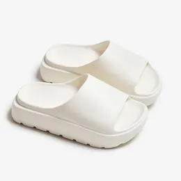 2024 EVA Pantoffeln für Frauen mit Plattform Dicke Sohle Freizeitbekleidung zu Hause und im Freien Abriebes Sandal Lady Schuh Brown 10a