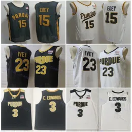 Jaden Ivey Purdue Basketball Jersey Zach Edey 3 Carsen Edwards Purdue Boilermakers koszulki college'u