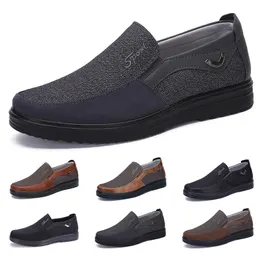 New Fashion Classic Spring Spring and Autumn Summer Sapatos masculinos Sapatos de baixo top Business Busines solteiros solteiros sapatos de sola plana Mesh-5