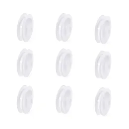 Ausrüstungen 50 Stück 67 ~ 69 x 14 mm weiße leere Kunststoffspulen Fadenspulen für Drahtschnurenden Nähschnur-Werkzeugsätze Loch: 10,5 mm