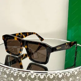 Homens designer óculos de sol marca de luxo de alta qualidade óculos grandes BV1213 placa robusta moda esportes ao ar livre estilo óculos de sol para mulheres óculos de couro caso