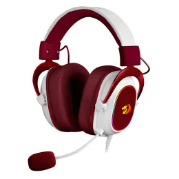 Hörlurar/headset reddragon zeusx RGB Wired Gaming Headset 7.1 Surround Sound Multi Platforms Röda hörlurar USB drivs för PC/PS4/NS