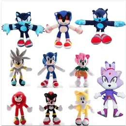 Super Sonic Mouse Plush Toy Multity Criend Firma Plush z bawełnianą bawełnianą lalką Dziecko Dift urodzinowy