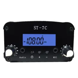 Radio FM radio transmitter for broadcasting radio station 7w or 15w stereo PLL Portable audio amplifier for church car community