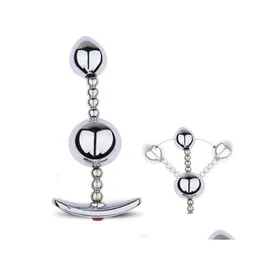 Other Health & Beauty Items Anal Toy Butt Plug Toys Stainless Steel Jeweled Y Stopper Bdsm Fetish Masturabtion Products For Drop Deliv Dhanf