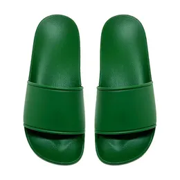 صندل الصيف والنعال للرجال والسيدات البلاستيك المنزل استخدام أحذية حمام رمادي أخضر داكن