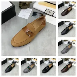 Mens Luxury Skin Shoes Designer Dress Men Breattable Casual Mens Shose Leather Fashion Luxury Moccasins For Slip On Handmade Men's 38-45