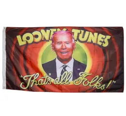 Looney Tunes That039s All Folk Biden 3X5FT Flags Outdoor 150x90cm Banners 100D Polyester High Quality Vivid Color With Two Bras2284453