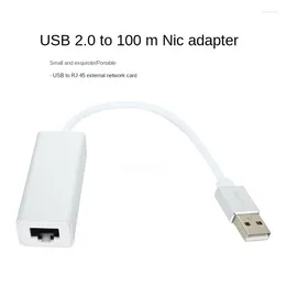 Cavi per computer Adattatore di rete Ethernet LAN da USB 2.0 a RJ45 per PC portatile Apple Mac MacBook Air