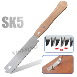 150mm Wood Saw SK5 Steel 3-Edge Tooth 17 TPI Japanese Flush Cut Trim For Woodworking