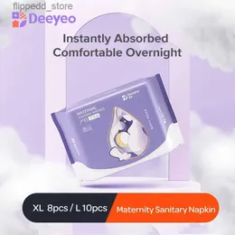 여성 위생 Deeyeo 임산부 위생 냅킨 통기성 및 즉시 밤새 흡수 Q240222