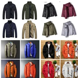 Stones Island Jacket Stones Island Мужская роскошная итальянская брендовая дизайнерская куртка осень/зима Легкие пуховики с длинными рукавами CP Jacket 673