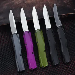 Livewire 9000 OTF AU/TO Knife D2 Full / Serrated Blade Zinc Alloy Handle EDC Survival Outdoor Hunting Knives Camping Tools