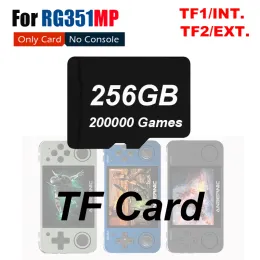 Jogadores 256G TF Cartão para ANBERNIC RG351MP Retro Game Console Game Card para Liga de Alumínio Shell 3.5 IPS Screen Handheld Portátil Consola