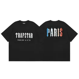 البالغين القطن النقي النقي قصير الأكمام غير الرسمية Trapstar T-Shirt الفاخرة ملابس المرأة الصيفية Tees Tops للرجال النساء خارج القمصان csd2402224-8