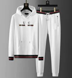 Tech Fleece Men Tracksuit من قطعتين من مجموعة التدريب بدلة تدريب على سراويل رياضية هوديي عالية الجودة كبيرة وطويلة التعرق SP3785702