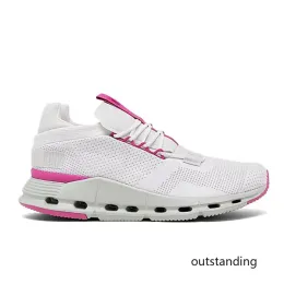 2024 Pink Cloud Nova 여성 남성 런닝 슈즈 진주 백인 클라우드 노바 형태의 구름 5 Stratus 러너 몬스터 신발 조깅 트레이너 스포츠 운동화 크기 36-45