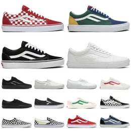 Old Skool Skateboard Vans Shoes Casual Designer Shoes Black White Mens Womens Fashion Outdoor【code ：L】Sports Sneakers Trainers Size 36-44