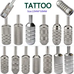 Rests 22mm Profession Stainless Steel Tattoo Grip with Back Stem More Styles to Choose Tattoo Hine Grip