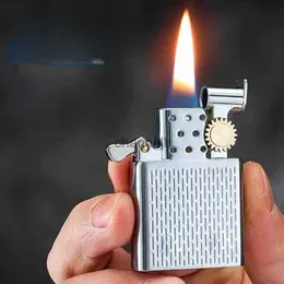 Lighters Oryginalne Butan Butan Butan Insert Movement Akcesoria Zastąp wewnętrznego wkładki WITRPOOF pojedynczy podwójny odrzutowiec Visible Gas YQ240222